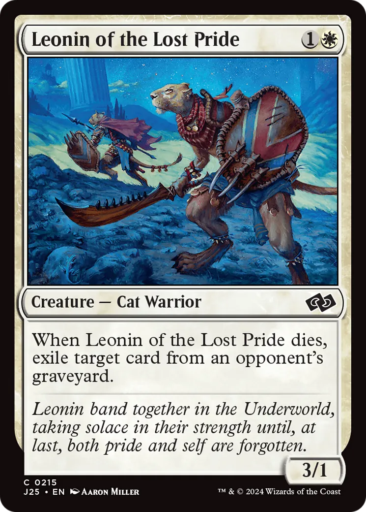 Leonin of the Lost Pride — Foundations Jumpstart — Magic: The Gathering