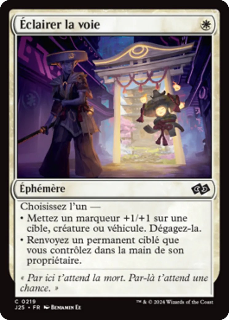Éclairer la voie — Foundations Jumpstart — Magic: The Gathering