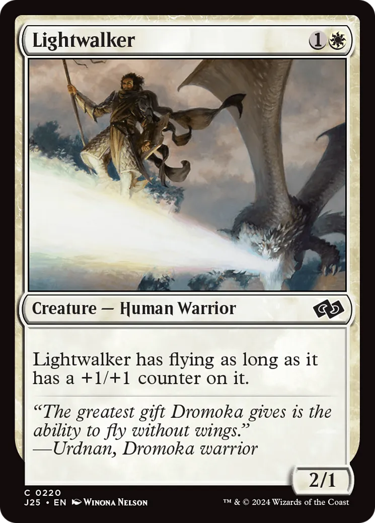 Lightwalker from Foundations Jumpstart - Magic: The Gathering