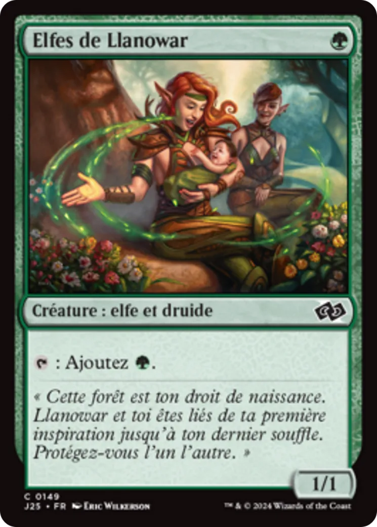 Elfes de Llanowar — Foundations Jumpstart — Magic: The Gathering