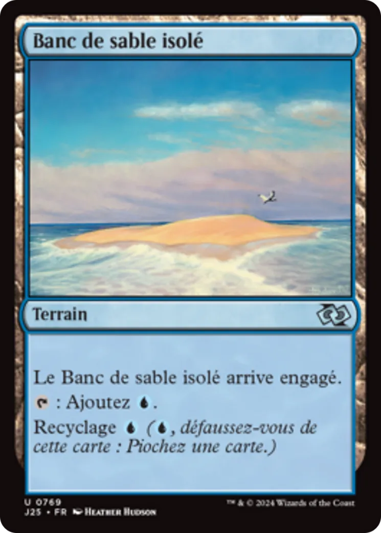 Banc de sable isolé — Foundations Jumpstart — Magic: The Gathering