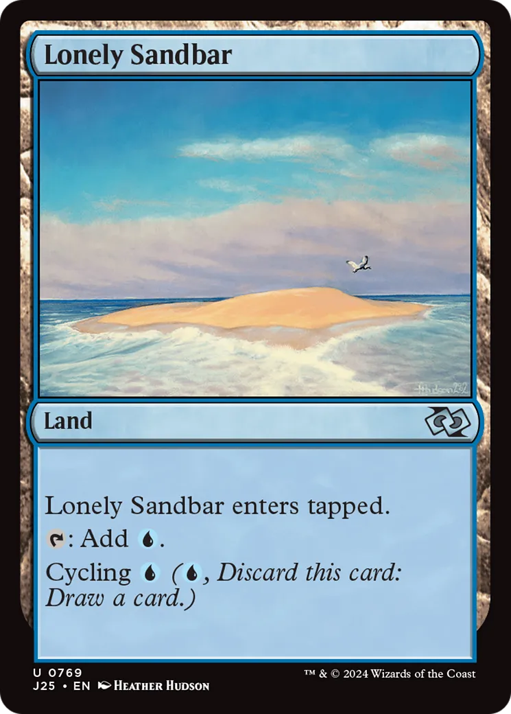 Lonely Sandbar — Foundations Jumpstart — Magic: The Gathering