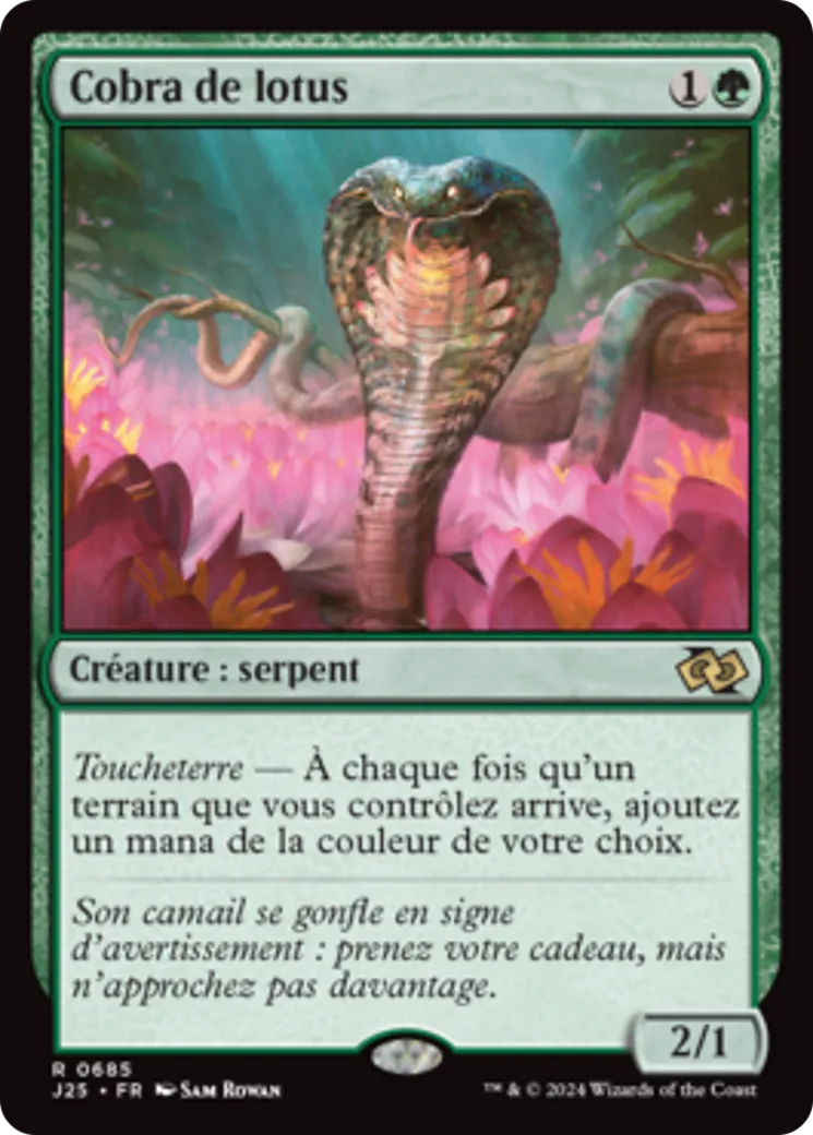 Cobra de lotus — Foundations Jumpstart — Magic: The Gathering