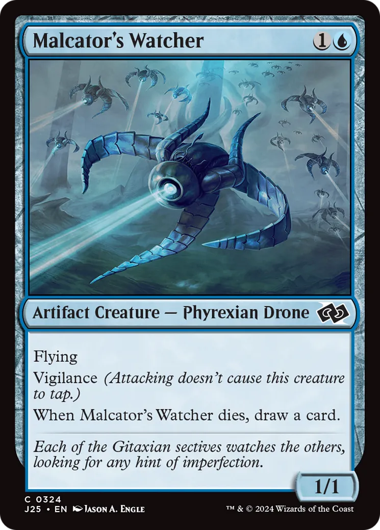 Malcator's Watcher — Foundations Jumpstart — Magic: The Gathering