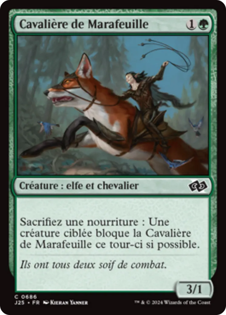 Cavalière de Marafeuille — Foundations Jumpstart — Magic: The Gathering