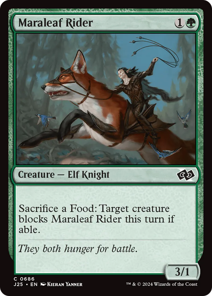 Maraleaf Rider — Foundations Jumpstart — Magic: The Gathering