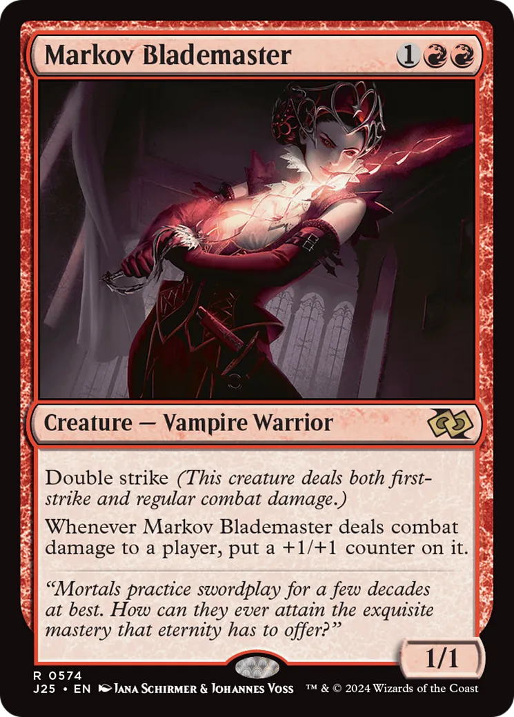 Maître d'épée Markov — Foundations Jumpstart — Magic: The Gathering