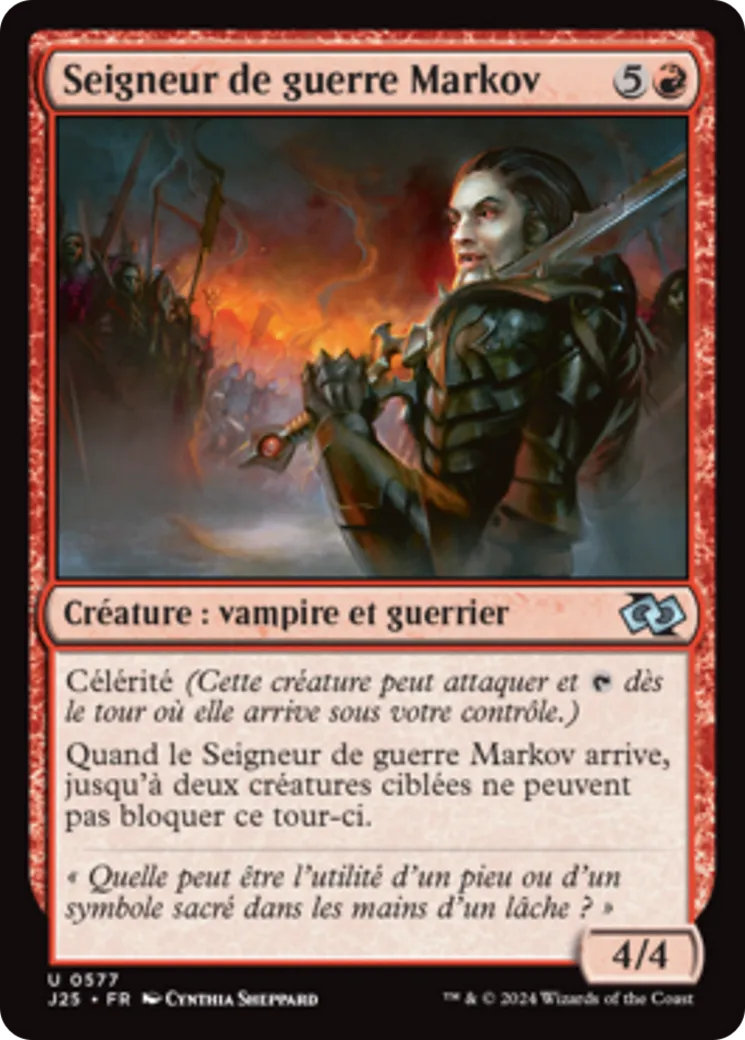 Seigneur de guerre Markov — Foundations Jumpstart — Magic: The Gathering