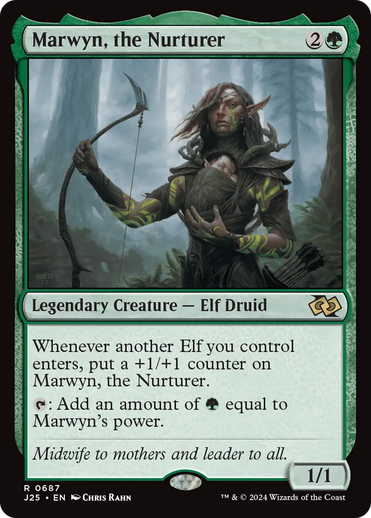 Marwyn, the Nurturer — Foundations Jumpstart — Magic: The Gathering
