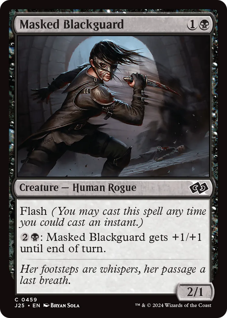 Masked Blackguard — Foundations Jumpstart — Magic: The Gathering