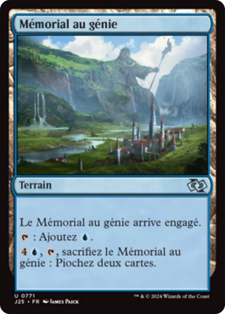 Mémorial au génie — Foundations Jumpstart — Magic: The Gathering