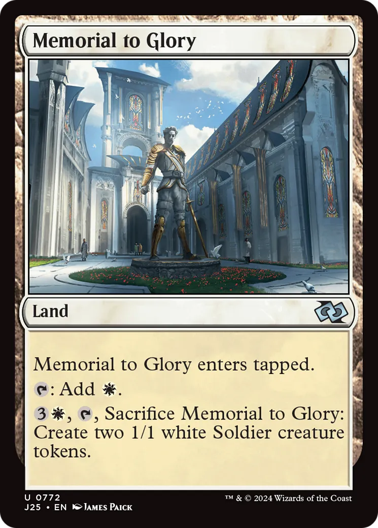 Mémorial à la gloire — Foundations Jumpstart — Magic: The Gathering