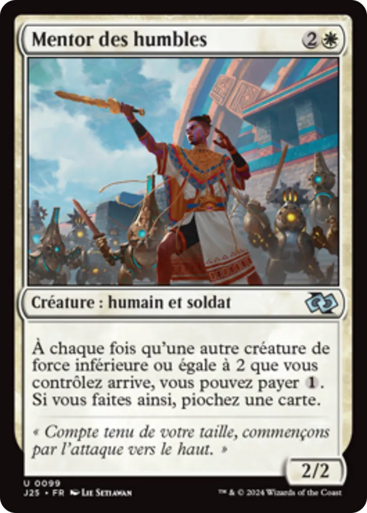 Mentor des humbles — Foundations Jumpstart — Magic: The Gathering
