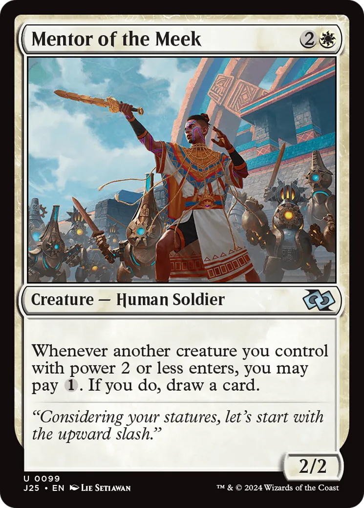 Mentor of the Meek — Foundations Jumpstart — Magic: The Gathering