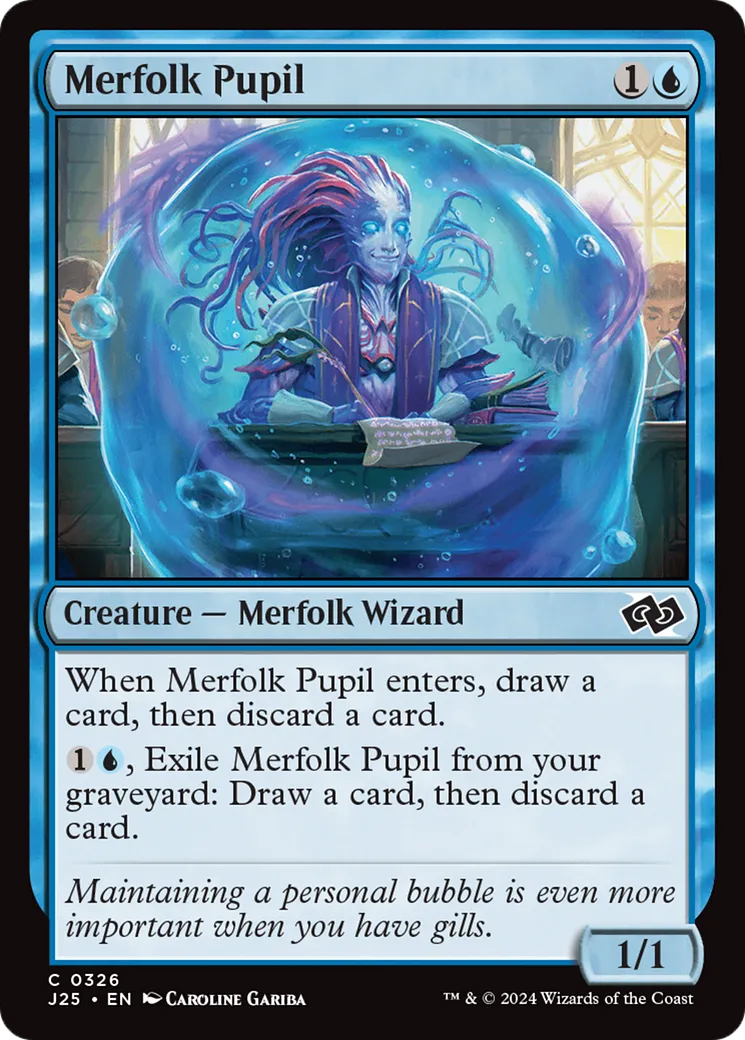 Merfolk Pupil — Foundations Jumpstart — Magic: The Gathering