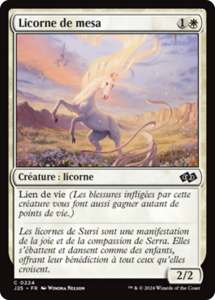 Licorne de mesa — Foundations Jumpstart — Magic: The Gathering