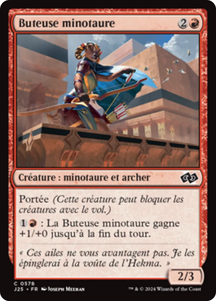 Buteuse minotaure — Foundations Jumpstart — Magic: The Gathering