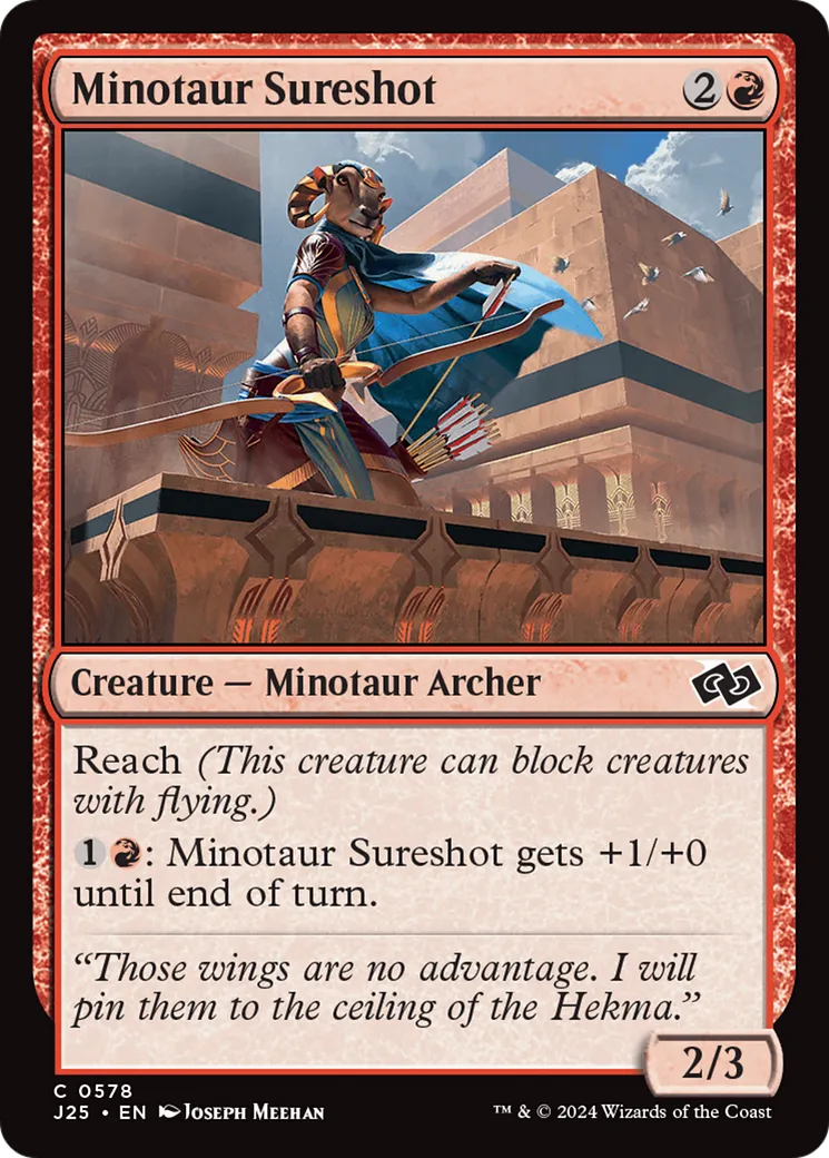 Minotaur Sureshot — Foundations Jumpstart — Magic: The Gathering