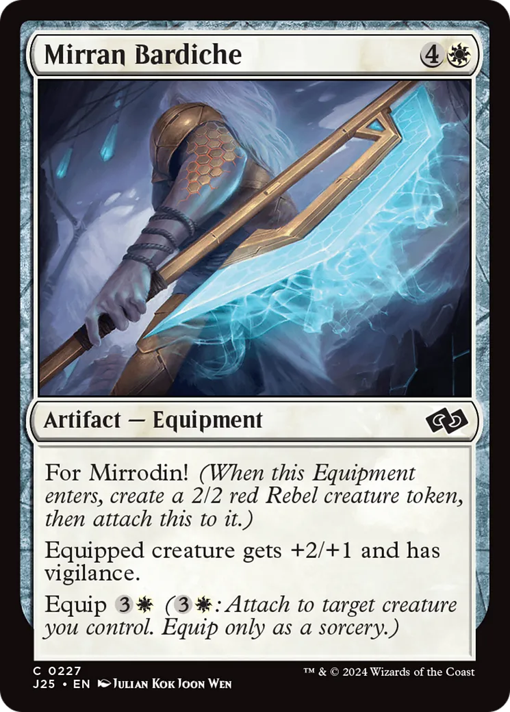 Mirran Bardiche — Foundations Jumpstart — Magic: The Gathering