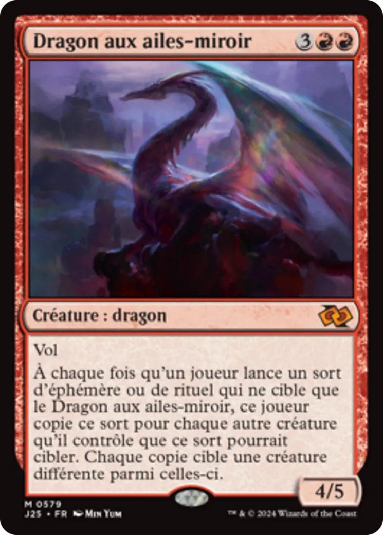 Dragon aux ailes-miroir — Foundations Jumpstart — Magic: The Gathering
