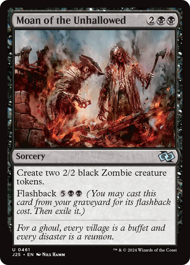 Gémissement des anathèmes — Foundations Jumpstart — Magic: The Gathering