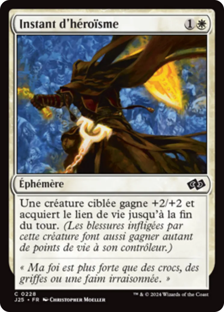 Instant d'héroïsme — Foundations Jumpstart — Magic: The Gathering