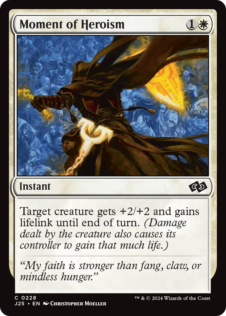 Instant d'héroïsme — Foundations Jumpstart — Magic: The Gathering