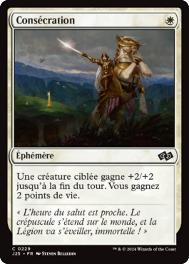 Consécration — Foundations Jumpstart — Magic: The Gathering