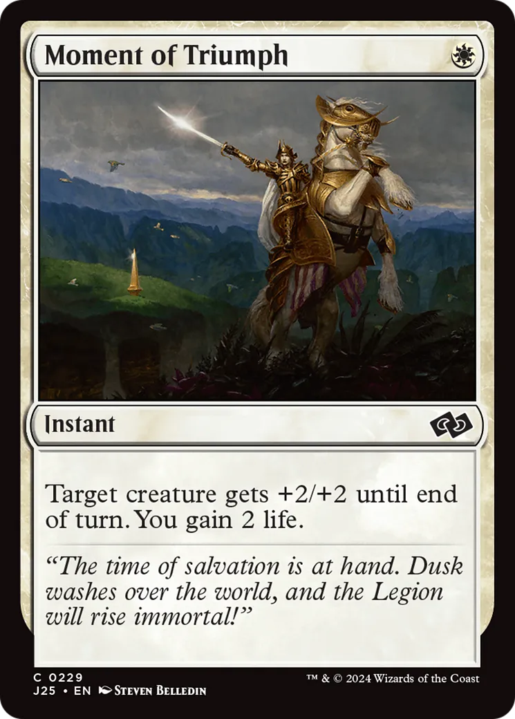 Moment of Triumph — Foundations Jumpstart — Magic: The Gathering