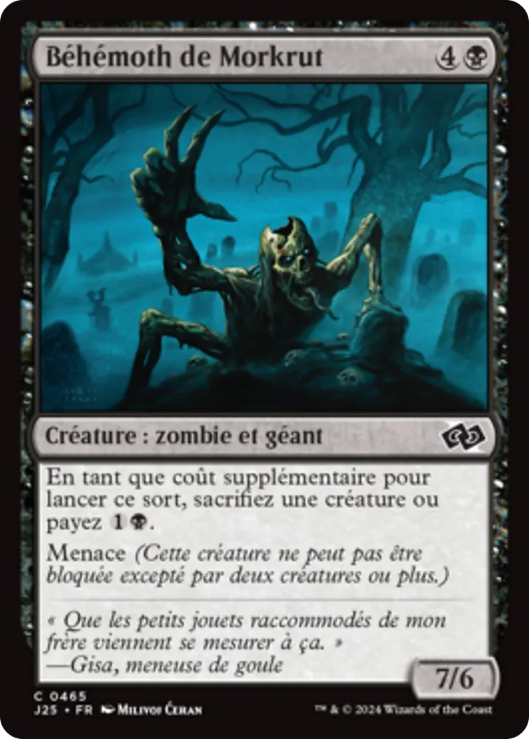 Béhémoth de Morkrut — Foundations Jumpstart — Magic: The Gathering