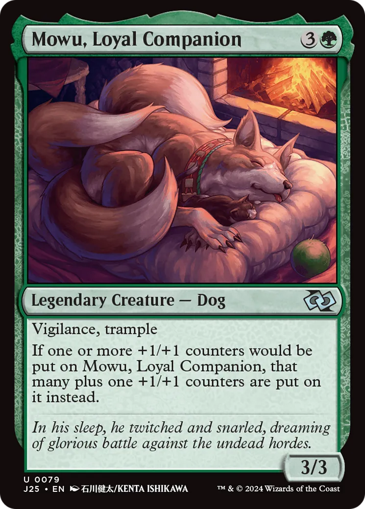 Mowu, Loyal Companion — Foundations Jumpstart — Magic: The Gathering