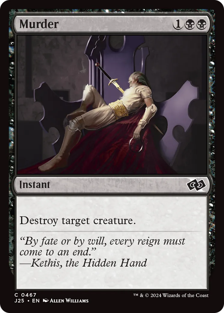 Murder — Foundations Jumpstart — Magic: The Gathering