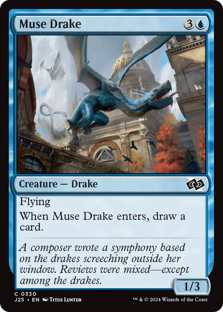 Muse Drake — Foundations Jumpstart — Magic: The Gathering