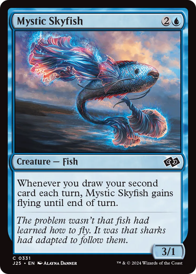 Mystic Skyfish — Foundations Jumpstart — Magic: The Gathering