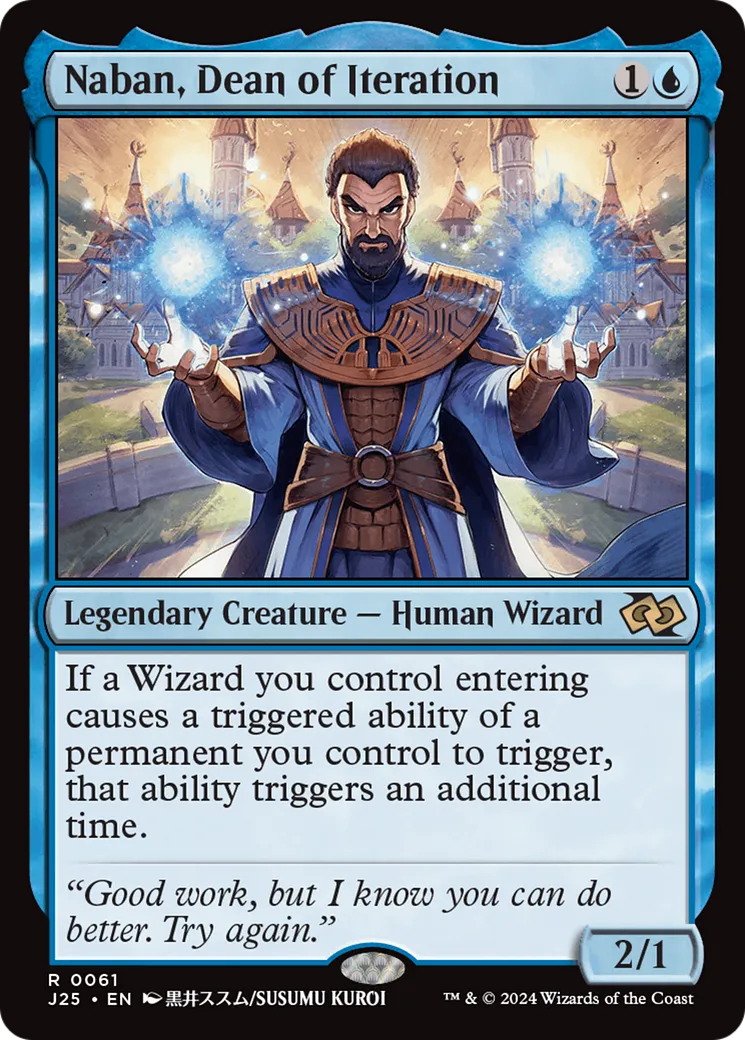 Naban, Dean of Iteration — Foundations Jumpstart — Magic: The Gathering