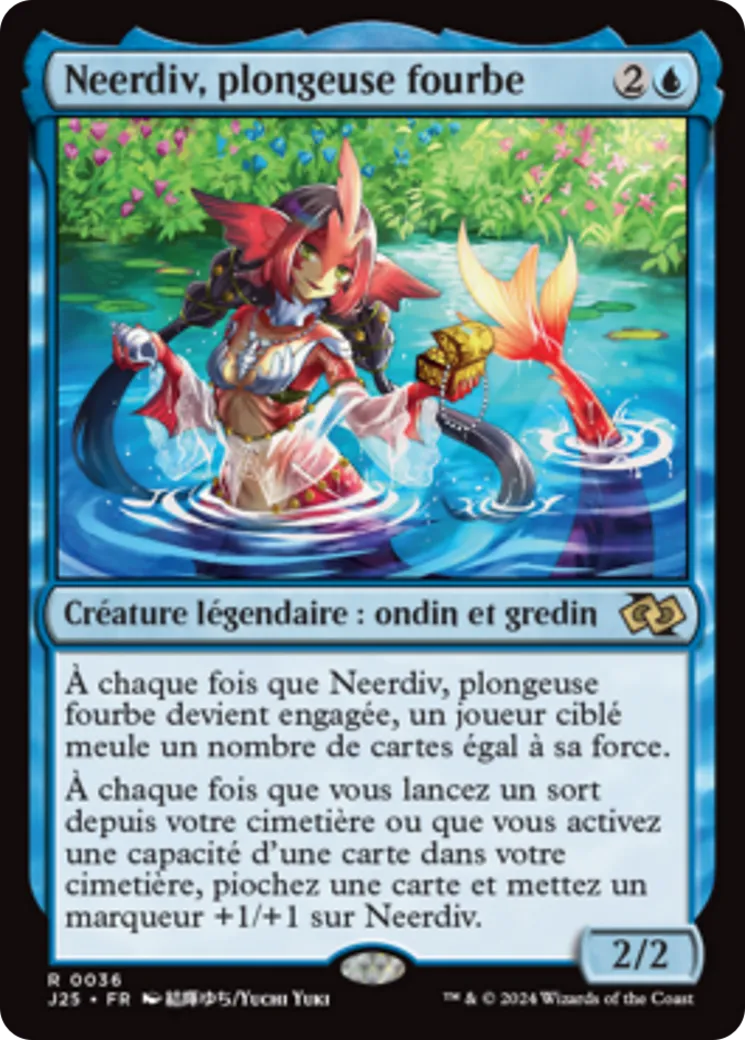 Neerdiv, plongeuse fourbe — Foundations Jumpstart — Magic: The Gathering