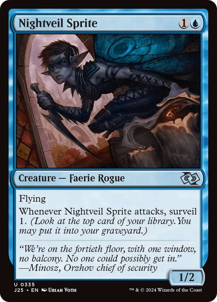 Nightveil Sprite — Foundations Jumpstart — Magic: The Gathering