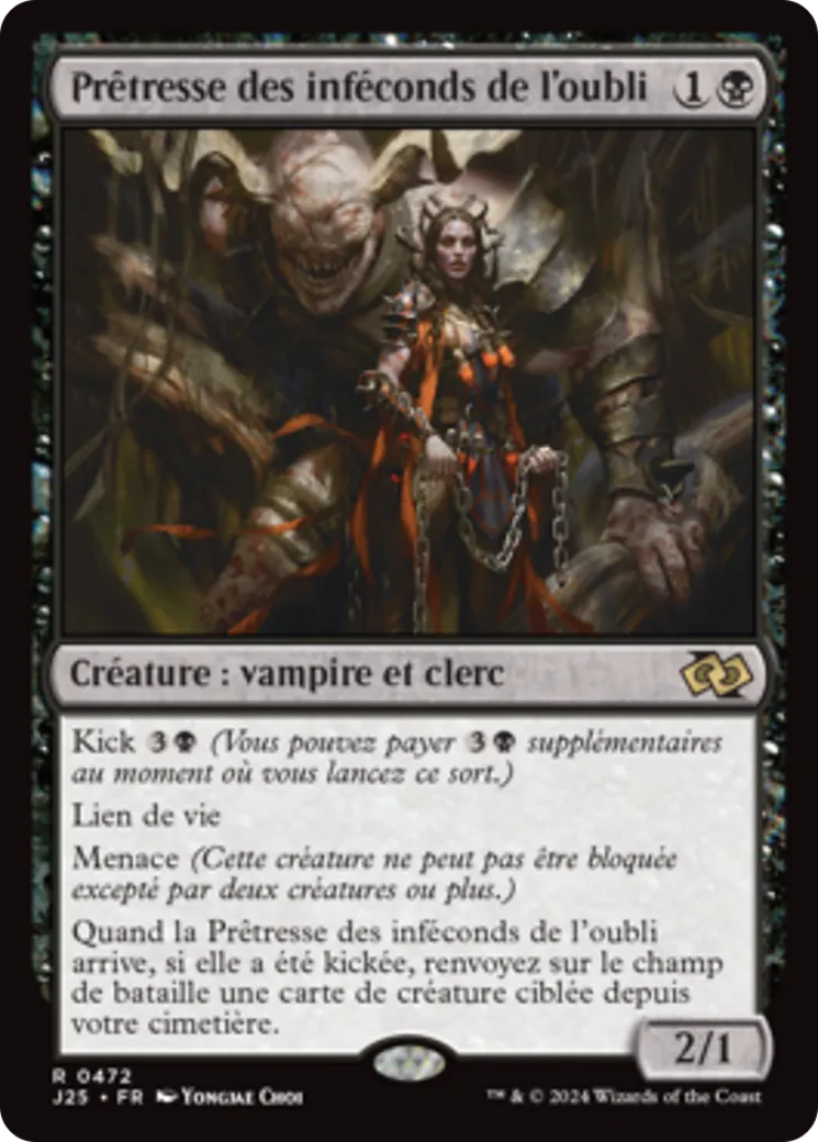 Prêtresse des inféconds de l'oubli — Foundations Jumpstart — Magic: The Gathering