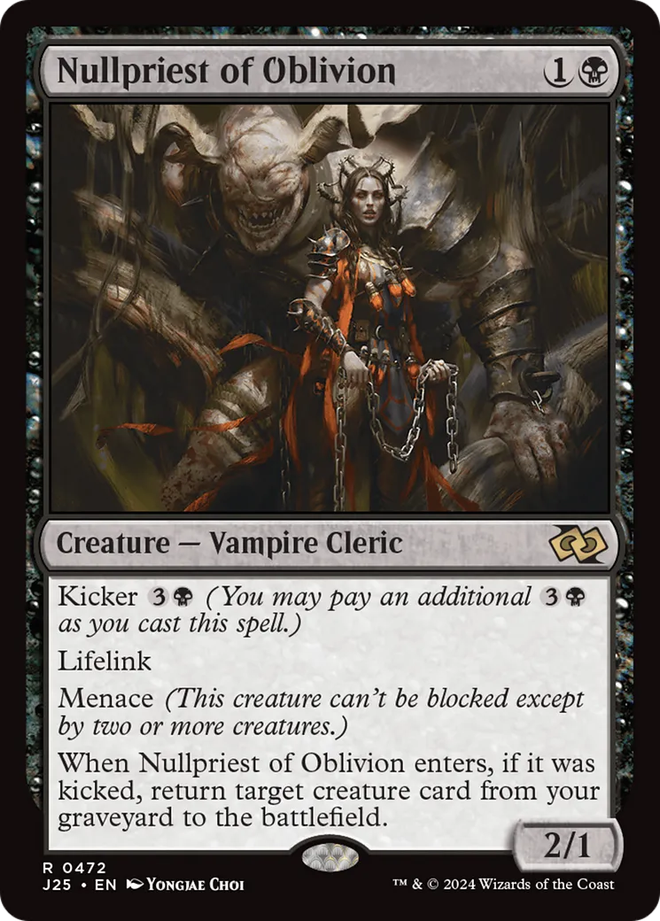 Nullpriest of Oblivion — Foundations Jumpstart — Magic: The Gathering