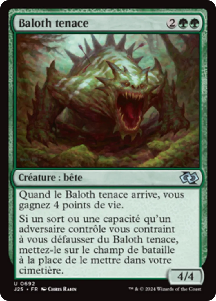 Baloth tenace — Foundations Jumpstart — Magic: The Gathering