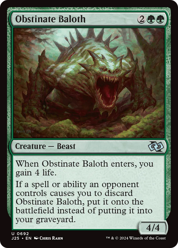 Baloth tenace — Foundations Jumpstart — Magic: The Gathering