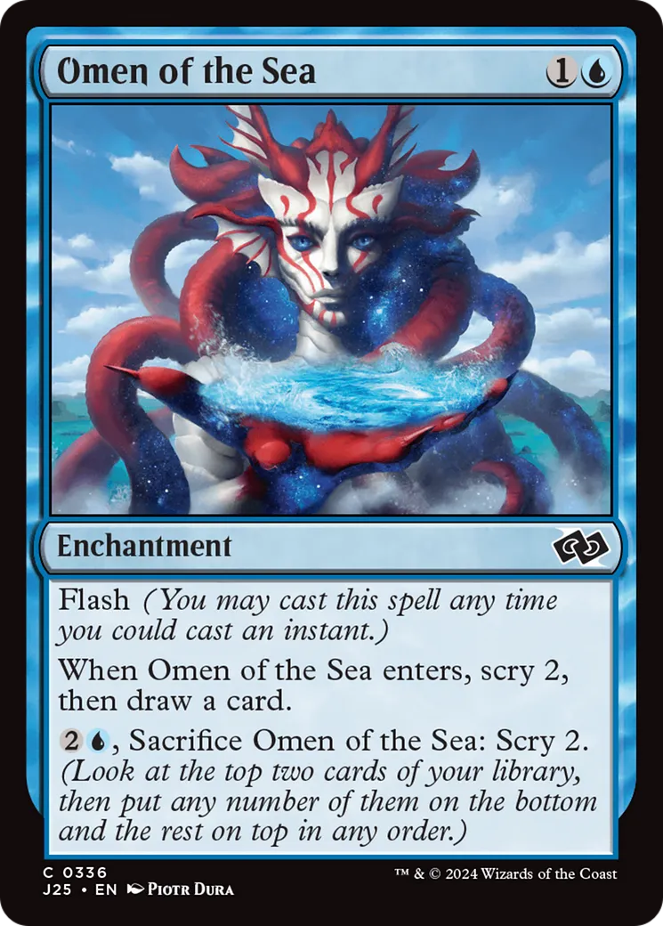 Omen of the Sea — Foundations Jumpstart — Magic: The Gathering