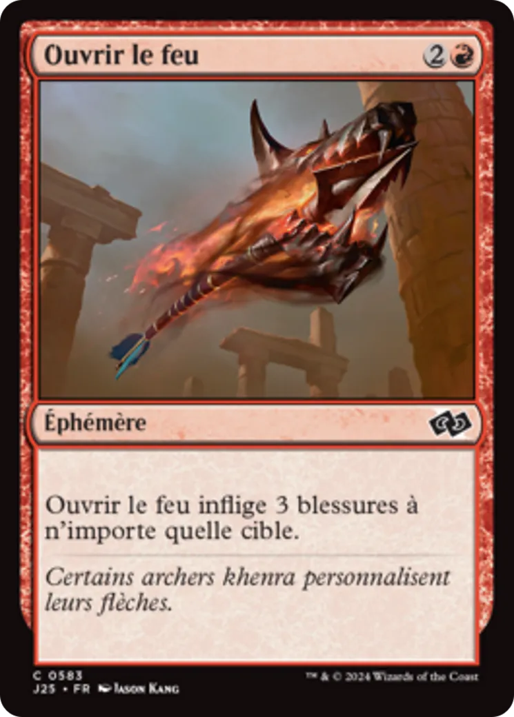Ouvrir le feu — Foundations Jumpstart — Magic: The Gathering
