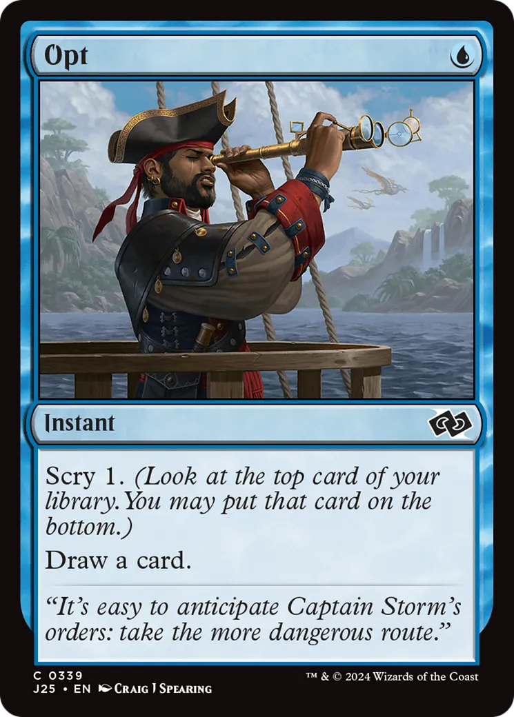 Opt — Foundations Jumpstart — Magic: The Gathering