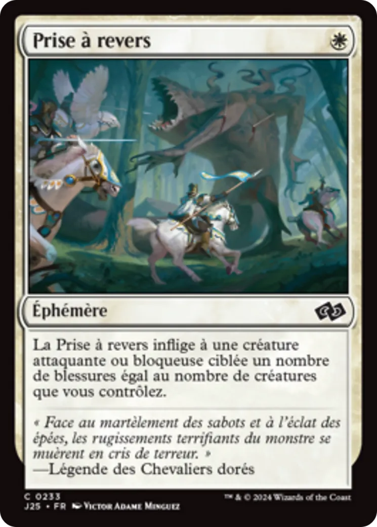 Prise à revers — Foundations Jumpstart — Magic: The Gathering