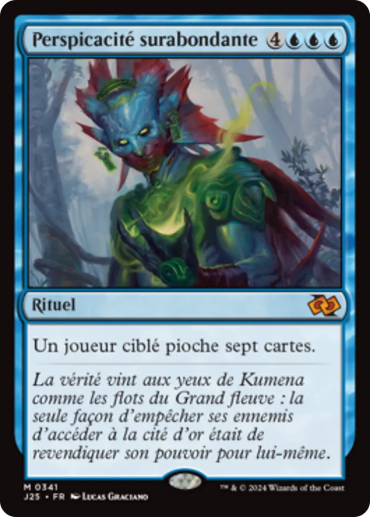 Perspicacité surabondante — Foundations Jumpstart — Magic: The Gathering