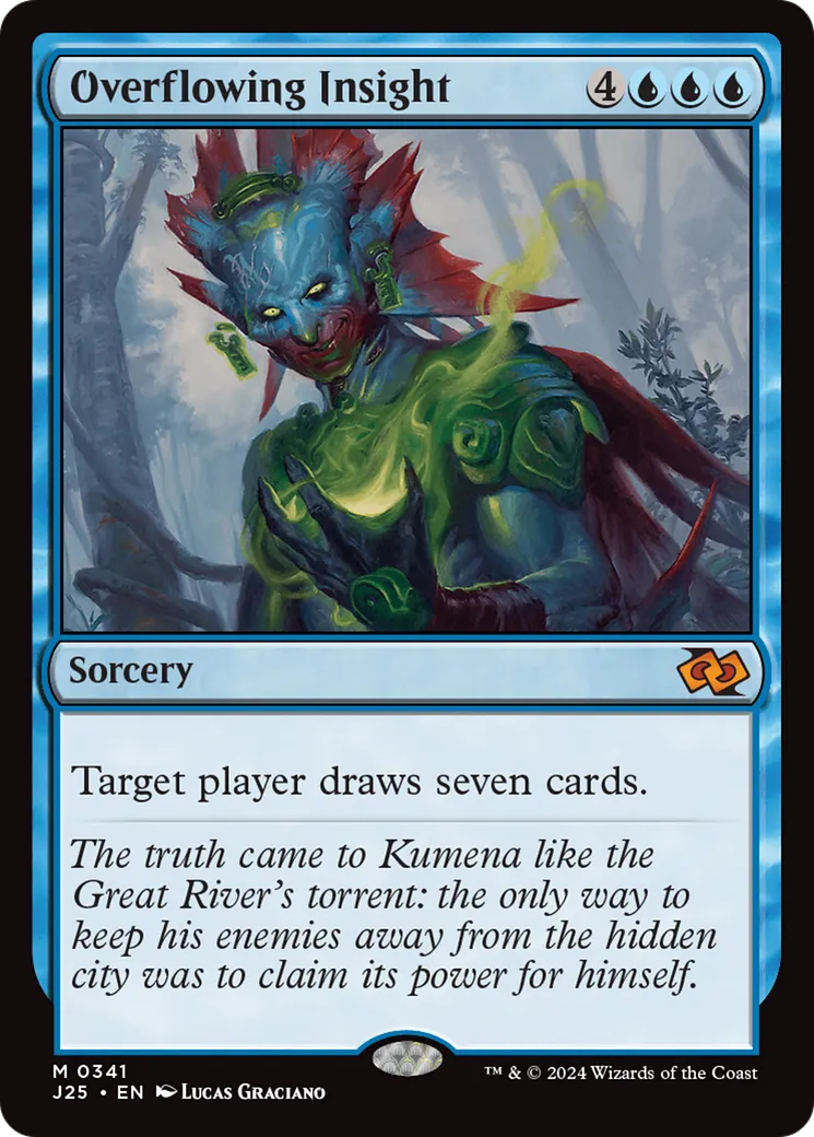 Overflowing Insight — Foundations Jumpstart — Magic: The Gathering