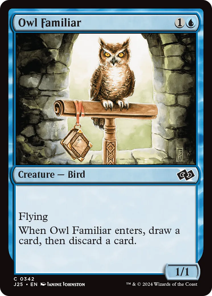 Owl Familiar — Foundations Jumpstart — Magic: The Gathering