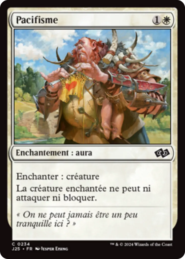 Pacifisme — Foundations Jumpstart — Magic: The Gathering