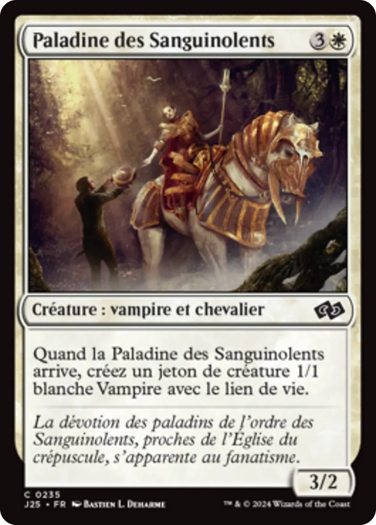 Paladine des Sanguinolents — Foundations Jumpstart — Magic: The Gathering